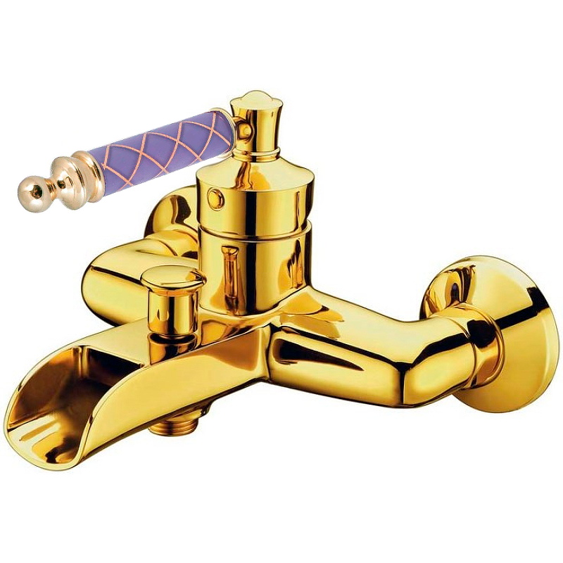 Смеситель для ванны Boheme Vogue 213-MR-V Золото смеситель для ванны boheme vogue 213 золото