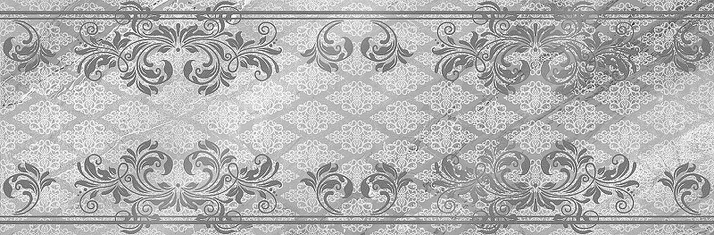 Керамический декор Eurotile Eclipse Grey 775 29,5х89,5 см