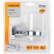 Стакан для зубных щеток Fixsen Comfort Chrome FX-85006 Хром-1
