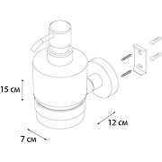 Дозатор для жидкого мыла Fixsen Comfort Chrome FX-85012 Хром-3