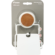 Держатель туалетной бумаги Fixsen Magic White FX-47010 с крышкой Белый матовый-1