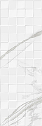 Керамическая плитка Eurotile Insomnia (рельеф мозаика) 682 IMD1WT настенная  29,5х89,5 см