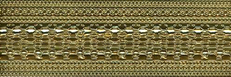 Керамический бордюр Eurotile Lia Beige Emil Grais (золото) 61 9х29,5 см