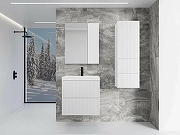 Шкаф пенал Style Line Стокгольм 36 ЛС-00002316 подвесной Белый рифленый софт-6