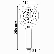 Ручной душ WasserKRAFT A065 Хром-4
