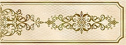Керамический декор Eurotile Oxana золото 55  24,5х69,5 см