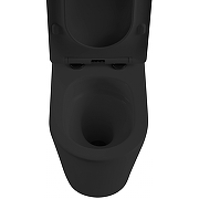 Унитаз компакт Abber Bequem AC1112TMB Черный матовый с бачком и сиденьем Микролифт-7