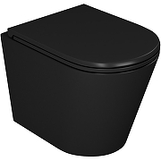 Комплект унитаза с инсталляцией D&K Venice DS1022502 Черный с сиденьем Микролифт и Черной клавишей смыва-1