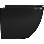 Комплект унитаза с инсталляцией D&K Matrix DS1392502 Черный с сиденьем Микролифт и Черной клавишей смыва-3