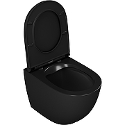 Комплект унитаза с инсталляцией D&K Matrix DS1392502 Черный с сиденьем Микролифт и Черной клавишей смыва-4
