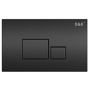 Комплект унитаза с инсталляцией D&K Berlin DS1432502 Черный с сиденьем Микролифт и Черной клавишей смыва-11