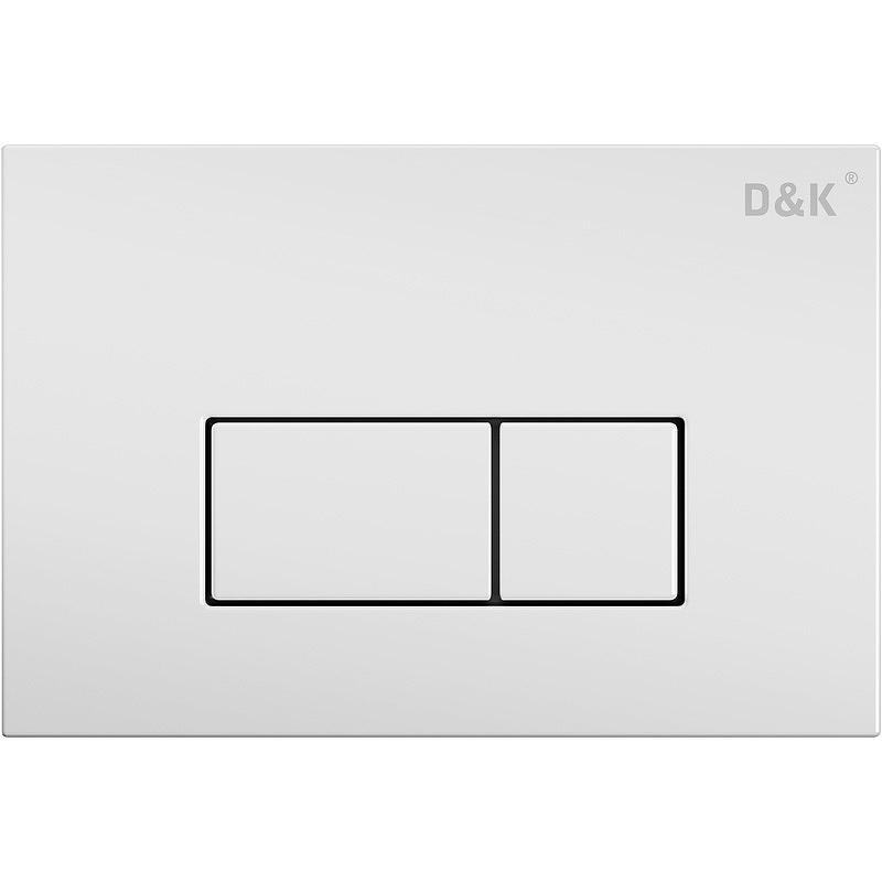 Клавиша смыва D&K Rhein DB1499016 Белая цена и фото
