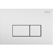 Клавиша смыва D&K Rhein DB1499016 Белая