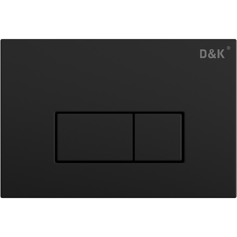 Клавиша смыва D&K Rhein DB1499025 Черная - фото 1