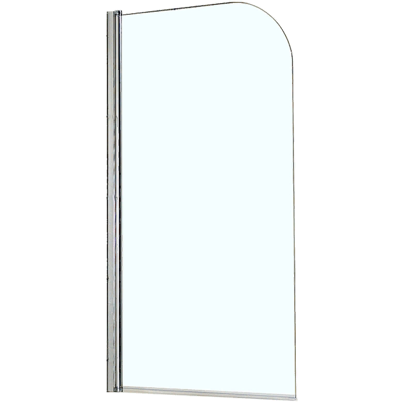 Шторка на ванну Azario Merrit 70 NF6211 700 профиль Серебро стекло прозрачное