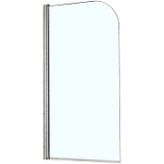 Шторка на ванну Azario Merrit 70 NF6211 700 профиль Серебро стекло прозрачное