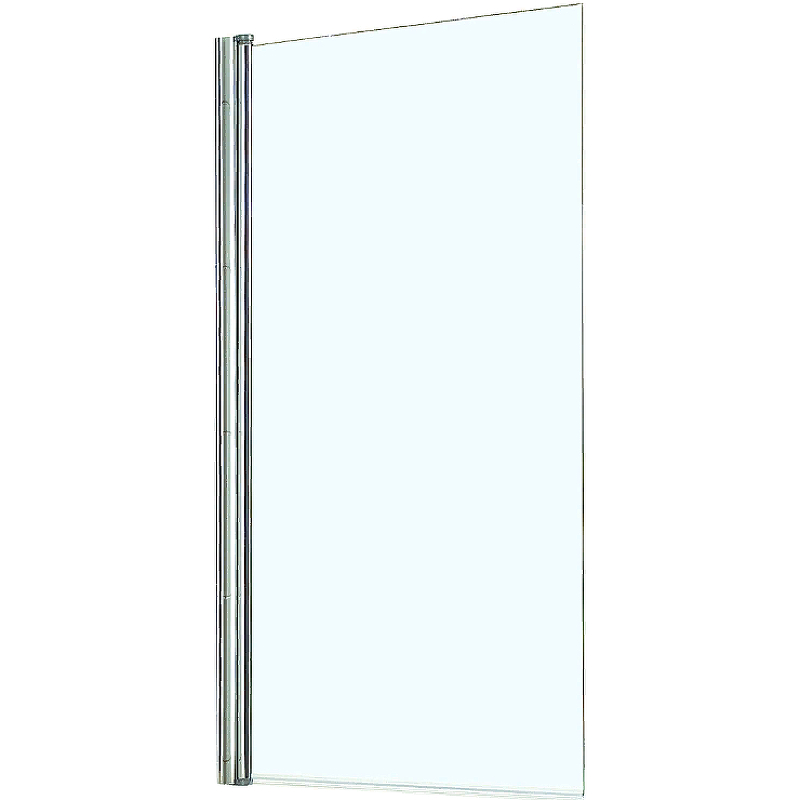 Шторка на ванну Azario Merrit 80 AZ-NF6211-1 800 профиль Серебро стекло прозрачное