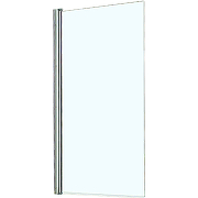 Шторка на ванну Azario Merrit 80 AZ-NF6211-1 800 профиль Серебро стекло прозрачное