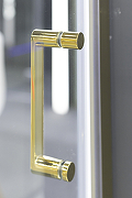 Душевая дверь Niagara Nova 100 NG-42-10AG профиль Холодное золото стекло прозрачное-4