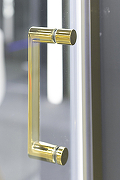 Душевая дверь Niagara Nova 100 NG-43-10AG профиль Холодное золото стекло прозрачное-5