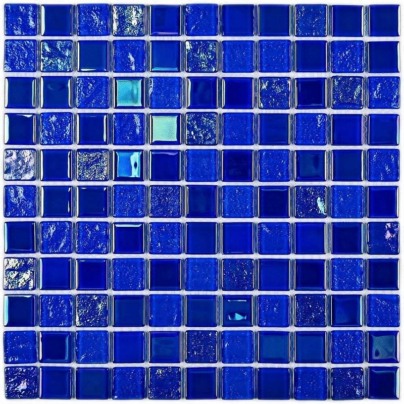 Мозаика Bonaparte Стеклянная Bondi dark blue-25 30х30 см цена и фото