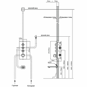 Душевая система Vincea Inspire VSFW-433TI1GM с термостатом Вороненая сталь-9