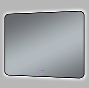 Зеркало Grossman Elegans-норма Black 100 17100802 с подсветкой Черное с сенсорным выключателем и подогревом-1