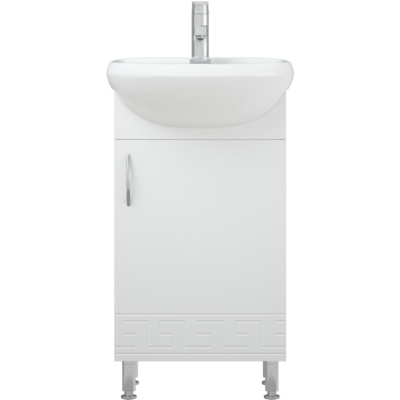 Тумба под раковину Corozo Олимп 45 SD-00000321 Белая мебель для ванной corozo олимп 60 напольная