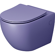 Унитаз Grossman Color GR-4411LIMS подвесной Фиолетовый матовый с сиденьем Микролифт