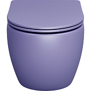 Унитаз Grossman Color GR-4411LIMS подвесной Фиолетовый матовый с сиденьем Микролифт-1