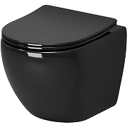 Унитаз Grossman Color GR-4455BS подвесной Черный глянцевый с сиденьем Микролифт