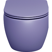 Унитаз Grossman Color GR-4455LIMS подвесной Фиолетовый матовый с сиденьем Микролифт-1