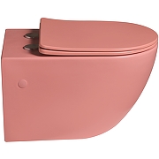 Унитаз Grossman Color GR-4411PIMS подвесной Розовый матовый с сиденьем Микролифт-3