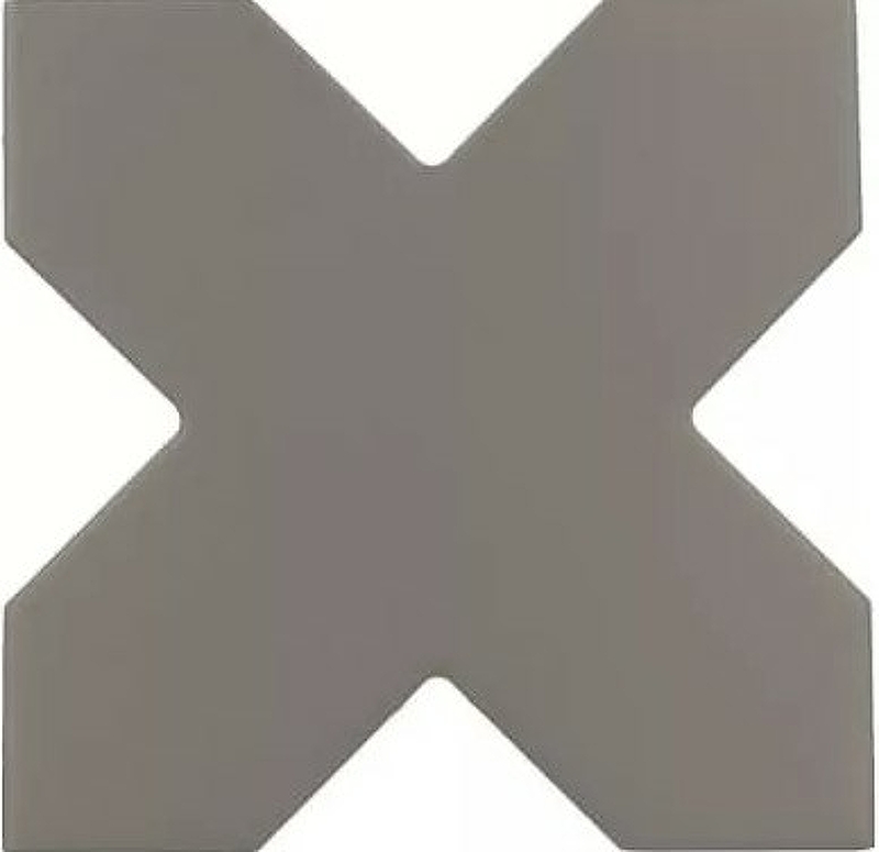 коллекция плитки global tile porto шеврон Керамогранит Equipe Porto Cross Black 30618 20x20 см