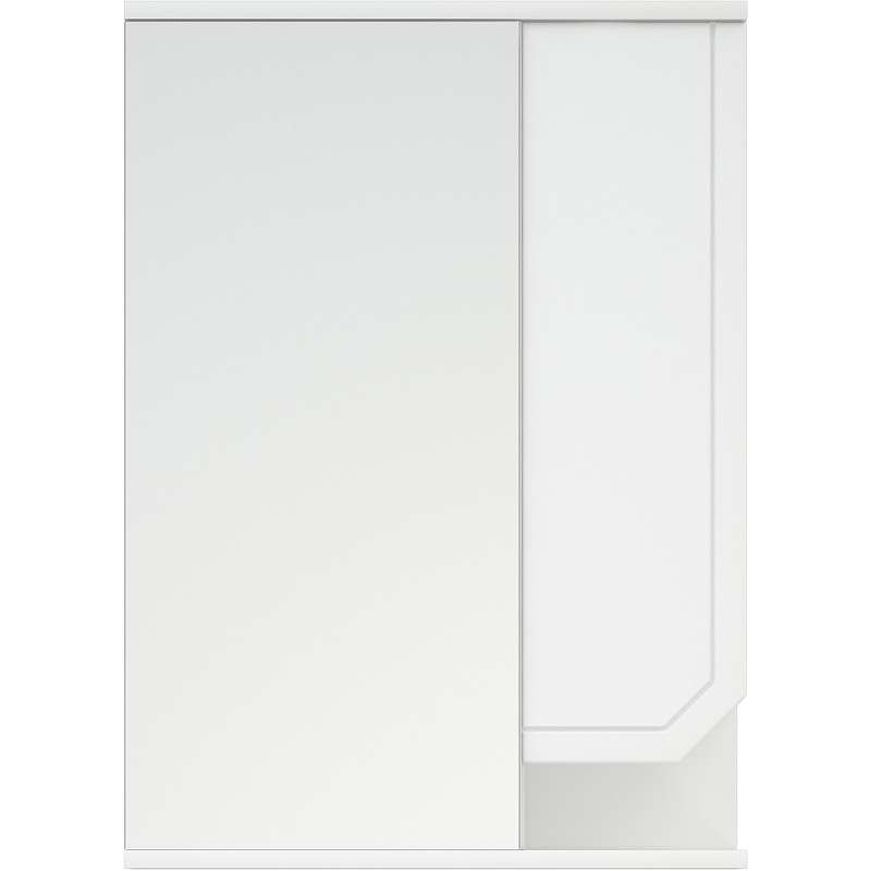 цена Зеркало со шкафом Corozo Сириус 55 SD-00001440 Белое