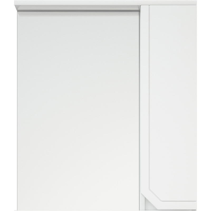 Зеркало со шкафом Corozo Сириус 65 SD-00001448 Белое зеркало со шкафом corozo лорена 65 sd 00000294 с подсветкой антик белое
