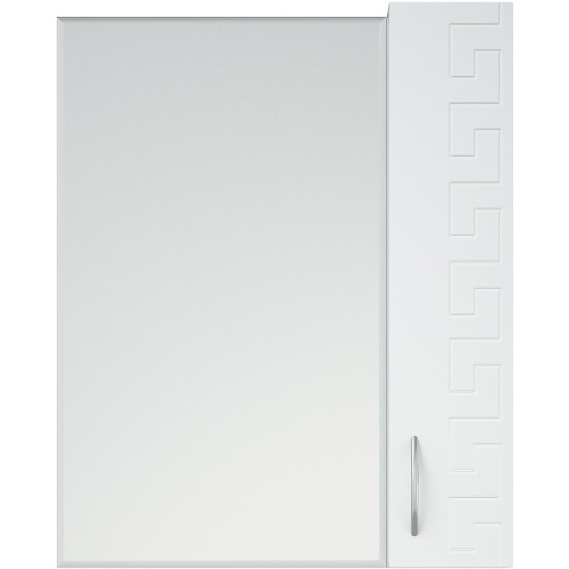 Зеркало со шкафом Corozo Олимп 50 SD-00000695 Белое мебель для ванной corozo олимп 60 напольная