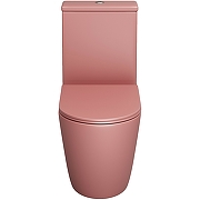 Унитаз компакт Grossman Color GR-4480PIMS Розовый матовый с бачком и сиденьем Микролифт-1