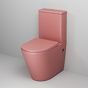 Унитаз компакт Grossman Color GR-4480PIMS Розовый матовый с бачком и сиденьем Микролифт-3