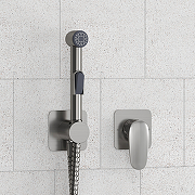 Гигиенический душ со смесителем WasserKRAFT Spree A1451.275.100.092 Никель-1