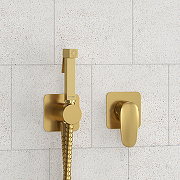 Гигиенический душ со смесителем WasserKRAFT Havel A3651.285.237.213 Золото матовое-1