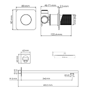 Душевая система WasserKRAFT Mosel A4651.090.117 Хром-6