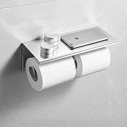 Держатель туалетной бумаги D-Lin D201506-2 двойной Хром-1