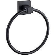 Кольцо для полотенец D-Lin D230222 Черное матовое