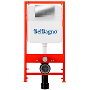 Инсталляция BelBagno BB026/BB041CR с клавишей смыва Хром глянцевый-1