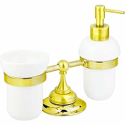 Дозатор для жидкого мыла Cezares Aphrodite APHRODITE-TDTP-03/24 Золото 24 карат