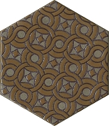 Декор Kerama Marazzi Гроссето коричневый VT\B559\SG23041N 20х23,1 см