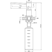 Дозатор для моющего средства Lemark Expert LM8203SC Хром-1