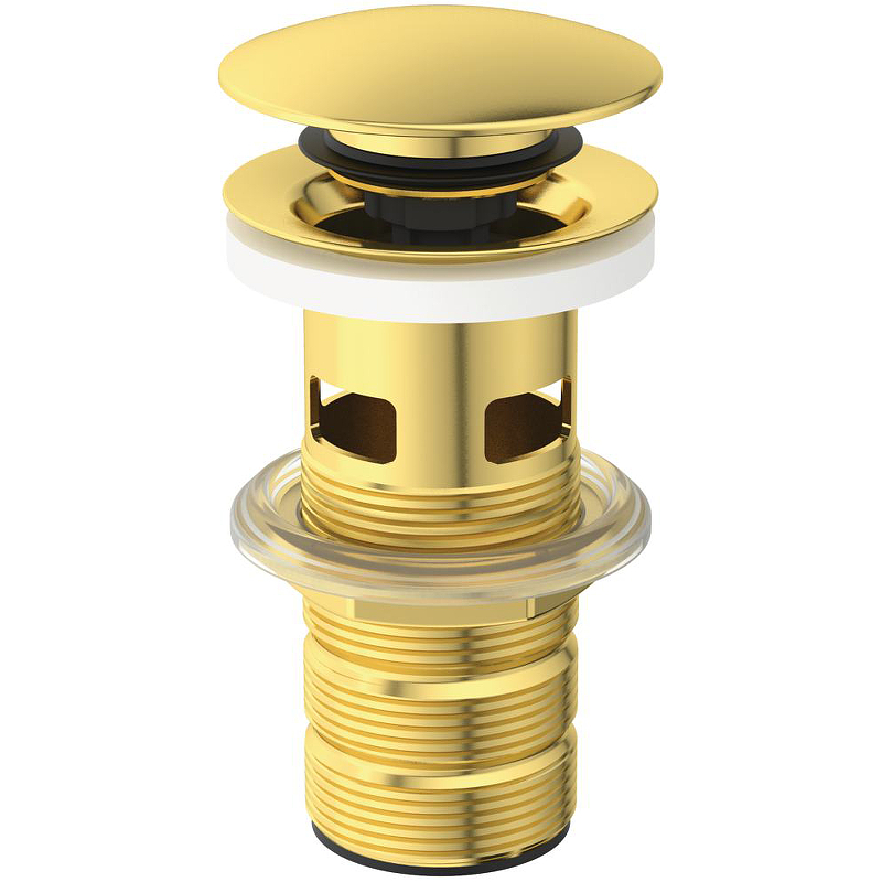 Донный клапан Ideal Standard E1482A2 click-clack Brushed Gold сифон для раковины ideal standard t4441a2 brushed gold