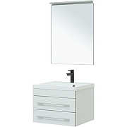 Комплект мебели для ванной Aquanet Верона New 58 281102 подвесной Белый матовый-2